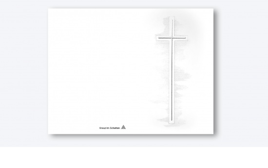Kreuz mit Schatten  